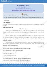 Đề thi học kì 2 Tiếng Việt 2 - Đề số 5